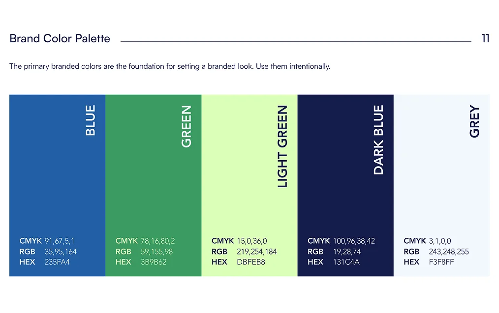 BlueFly — Color Palette