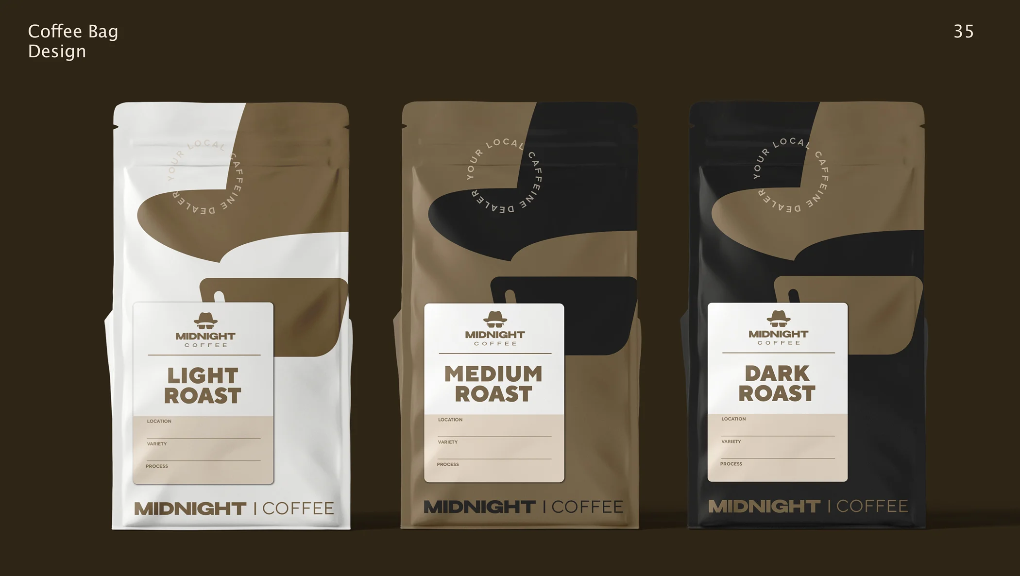 Midnight Coffee — Coffee Packaging
