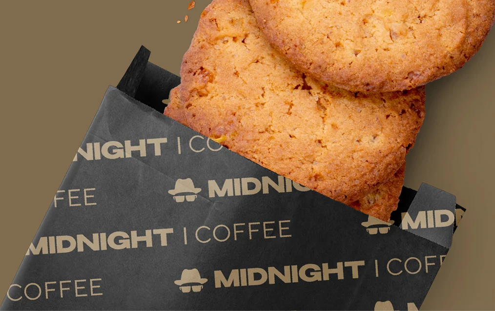 Midnight Coffee — Baked Goods Packaging