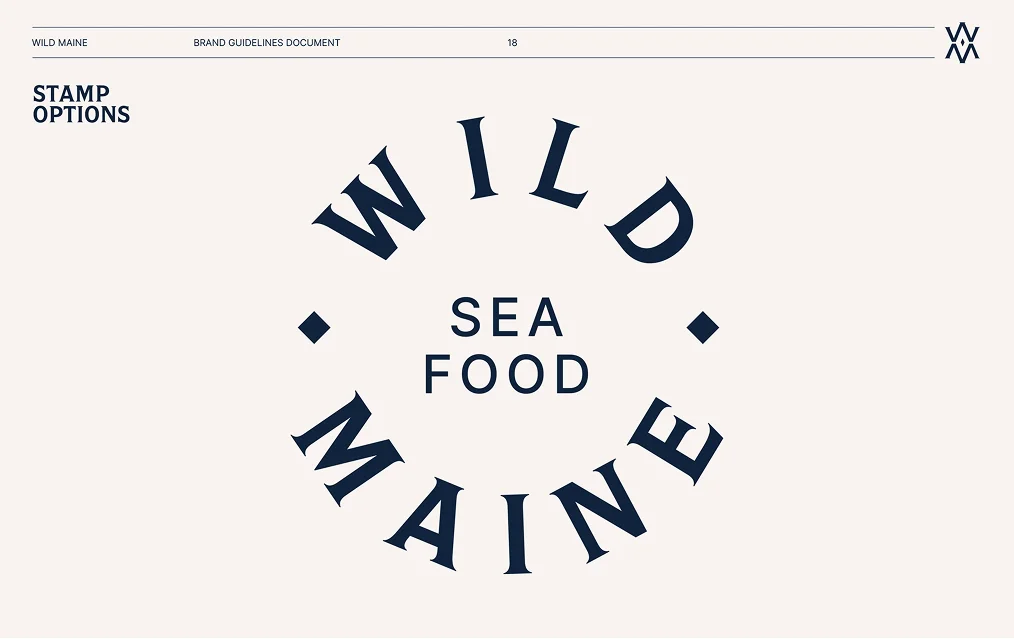 Wild Maine Seafood — Stamp Option