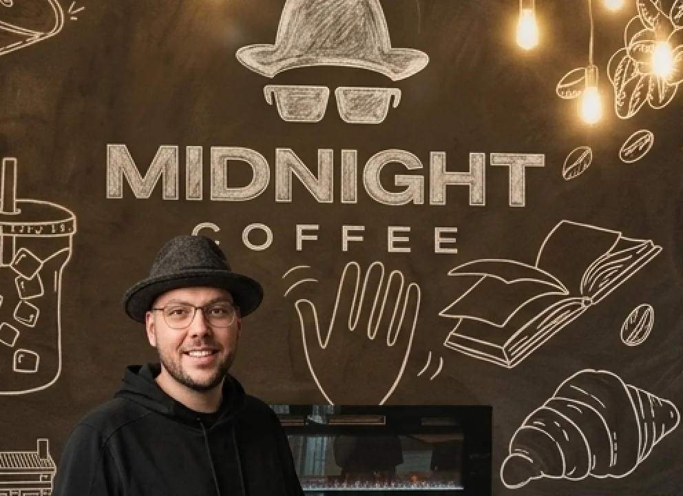Alex Nelson, Owner of Midnight Coffee